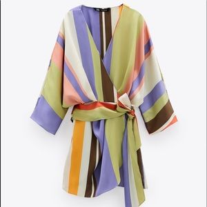 Zara wrap front Romper